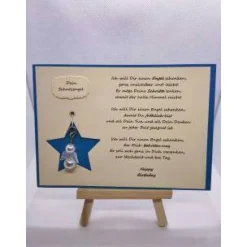 New Schutzengelkarte, Karte mit abnehmbaren Schutzengel, Zum Geburtstag/Weihnachten Glückwunschkarten