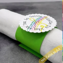 Dekoration|Reizvolle Karten und mehr Serviettenhalter Kommunion – Du bist ein Ton in Gottes Melodie