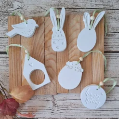 Best Set Deko Anhänger zu Ostern ~ Geschenkanhänger ~ Osterhase ~ Hase ~ Osterei ~ Frühling Osterdeko
