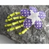 New Skeletthand Haarklammer Stern polka dots Accessoires