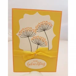 Glückwunschkarten|Kreativchaos Sonnige Geburtstagskarte "Blumen"