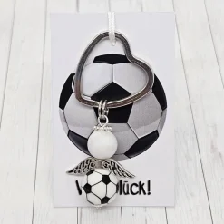 Online Sport-Schutzengel Fußball – Glücksbringer & Schlüsselanhänger für Fußballfans Geschenke