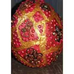 Sale Steampunk Dekoei CROSS & SKULL & OCTOPUS Acrylmalerei auf einem Keramikei Ostergeschenk Künstler-Ei Sammlerstück Unikat Ostereier