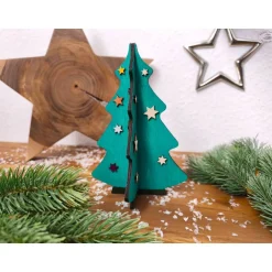 Sale Steck-Tannenbaum aus Holz mit Sternchen (Bastelset) Weihnachtsdeko