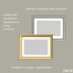 New Steinbild Trauer personalisiert – Wenn die Sonne des Lebens untergeht – Trauergeschenk Erinnerungsbild Mutmacher