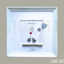 Discount Steinbild zur Silberhochzeit – Einzigartiges, personalisierbares Geschenk zum 25. Hochzeitstag Hochzeitsgeschenke