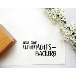 Clearance Stempel "aus der Weihnachtsbäckerei" für Weihnachtsgebäck Weihnachtsstempel
