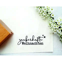 New Stempel "zauberhafte Weihnachten" - klein Weihnachtsstempel