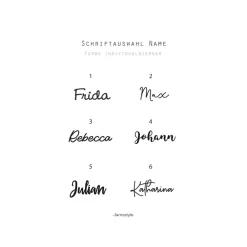 Sticker für Weihnachtskugeln "Wunschname" Namensaufkleber, NUR AUFKLEBER, verschiedene Schriften, Farbe personal Sticker & Aufkleber