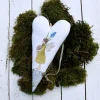 Frühling|Bachbienchen Stoffherz Elfe - Frühling - Ostern