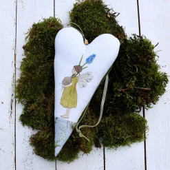 Frühling|Bachbienchen Stoffherz Elfe - Frühling - Ostern