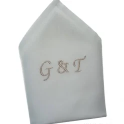 Outlet Stoffservietten Initialen Monogramm Servietten
