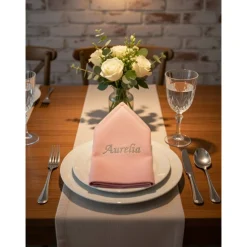 Best Stoffservietten mit Namen für Geburtstag und Hochzeit Servietten