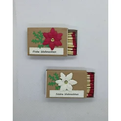 Online Streichholzschachtel Mini (normale Größe), mit Motiv Weihnachtsstern" Geschenkverpackungen
