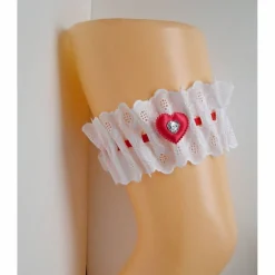 Hot Strumpfband Spitze, Brautzubehör, Spitzen-Strumpfband, Hochzeits-Strumpfband Baumwoll-Spitzenband, Strumphalter Strumpfbänder