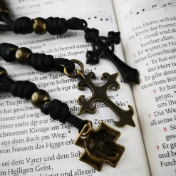 Taschenrosenkranz, Fingerrosenkranz,katholischer Rosenkranz, Metall Rosenkränze