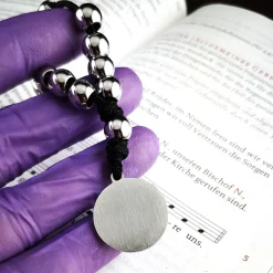 Clearance Taschenrosenkranz, Fingerrosenkranz,katholischer Rosenkranz, Edelstahl Rosenkränze