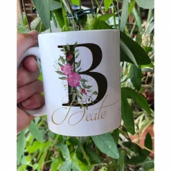 Outlet Tasse Initialen Beate - personalisierbar Gastgeschenke
