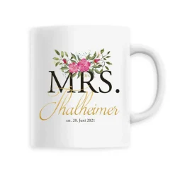 Gastgeschenke|Das Moment Tasse Mrs. - neu verheiratet