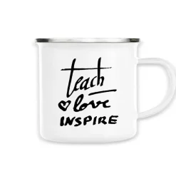 Tasse Teach Love Inspire Calligraphy Kinder Einschulung