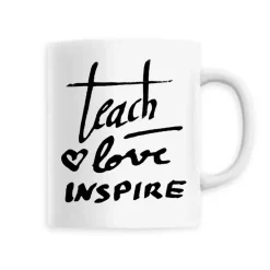 Tasse Teach Love Inspire Calligraphy Kinder Einschulung