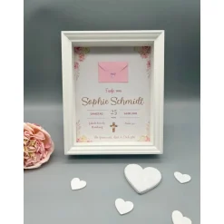 Best Taufgeschenk | Einzigartiges personalisiertes Geschenk Wanddeko | Custom Wandbild Taufe Gastgeschenke