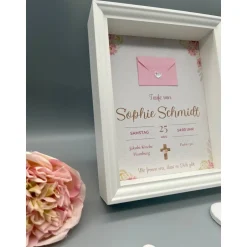 Best Taufgeschenk | Einzigartiges personalisiertes Geschenk Wanddeko | Custom Wandbild Taufe Gastgeschenke