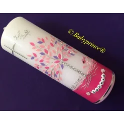 Clearance Taufkerze Mädchen Lebensbaum Taufkerzen