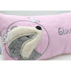 Best Teddykissen Kleiner Dachs Namenskissen Taufkissen Kuschelkissen Kindergartenkissen Gastgeschenke