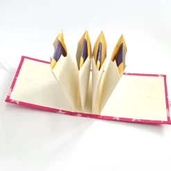 Geschenkverpackungen|Buchbinderei Frühauf Teebeutelbuch Teealbum Hardcover Weihnachten Sterne