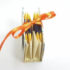 Teebeutelbuch Teealbum Hardcover, 2 Varianten-Marmorpapier oder Kleisterpapier Geschenkverpackungen