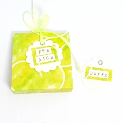 Teebeutelbuch Teealbum Hardcover, 2 Varianten-Marmorpapier oder Kleisterpapier Geschenkverpackungen
