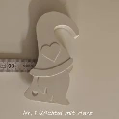 Sale Teelichthalter Sockel -  Wichtelliebe mit Herz - als Valentinstagsgeschenk oder Dekoration zu Weihnachten Wichtelzauber