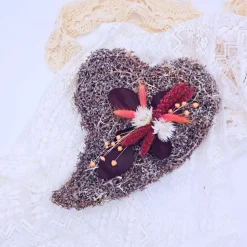 Tischdekoration|Zauberhaft & Wunderbar Tischgesteck Trockenblumen | Deko Trockenblumen | Geschenk Geburtstag | Gesteck mit Trockenblumen | Herz | Mitbringsel