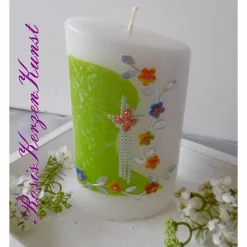 Tischkerze * Gastgeschenk-Kerze * Patenkerze * Kommunion * Konfirmation * Taufe * Geburt * Rosenkränze