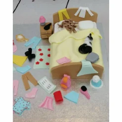 Best Tortenaufleger Fondant Geburtstag Tortendeko Teenie Zimmer unaufgeräumt Tortendekoration