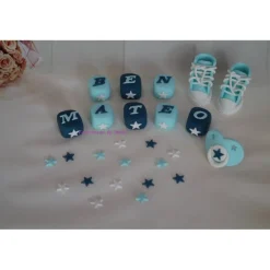 Clearance Tortenaufleger Fondant Geburtstag Tortendeko Tortentopper Tortendekoration MotivtorteTortenfigur Schnuller Baby Taufe Geburt Schuhe Sterne Tortendekoration