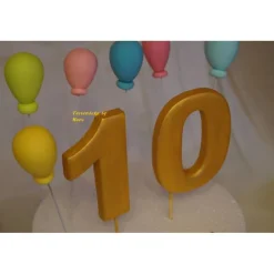Tortendekoration|Tortendeko by Mona Tortenaufleger Fondant ,Geburtstag Tortendeko