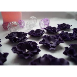 Tortendekoration|Tortendeko by Mona Tortenaufleger Fondant Geburtstag Rosen Blumen  Hochzeit Tischdeko Tortendeko Fondantblumen Tortentopper