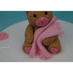 Clearance Tortenaufleger Fondant Geburtstag Tortendeko Teddymädchen Rosalie Teddy Teddybär Tortendekoration