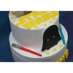 Discount Tortenaufleger Fondant Geburtstag Tortendeko Star Wars  Yoda Lichtschwerter Tortendekoration
