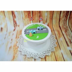 Tortendekoration|Tortendeko by Mona Tortenaufleger Fondant Geburtstag Tortendeko Auto Set für Jungs
