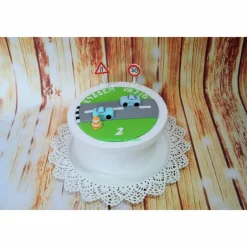 Tortendekoration|Tortendeko by Mona Tortenaufleger Fondant Geburtstag Tortendeko Auto Set für Jungs