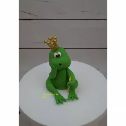Tortendekoration|Tortendeko by Mona Tortenaufleger Fondant ,Geburtstag Tortendeko Frosch Froschkönig Prinz Prinzessin