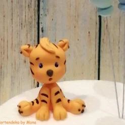 Best Tortenaufleger Fondant Geburtstag Tortendeko Taufdeko Tiger Baby Tortendekoration