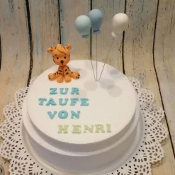 Best Tortenaufleger Fondant Geburtstag Tortendeko Taufdeko Tiger Baby Tortendekoration
