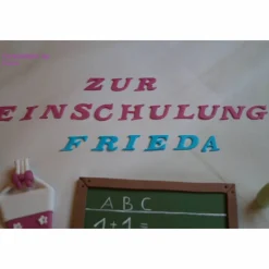 Tortendekoration|Tortendeko by Mona Tortenaufleger Fondant Geburtstag Tortendeko Einschulung Schulanfang