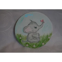 Tortendekoration|Tortendeko by Mona Tortenaufleger Fondant Tortenbild Tortendekoration  Fondantaufleger Elefant Dumbo Handgemalt Tortendeko Motivorte Fondantfigur Marienkäfer