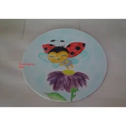 Tortendekoration|Tortendeko by Mona Tortenaufleger Fondant Tortenbild Tortendekoration  Fondantaufleger Elefant Dumbo Handgemalt Tortendeko Motivorte Fondantfigur Marienkäfer
