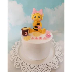 Hot Tortenaufleger Fondant Zuckerfigur Tortendeko Biene Frühling Blumen Geburtstag Tortendekoration